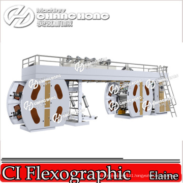 6 Colour Flexo Ci Printer Printing Machine (Central Drum)